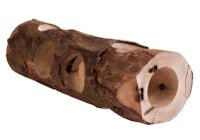 Tunel Lemn Natural 7x30 cm Rozatoare Mici 6131 - 1