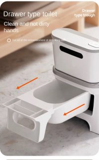 Olita tip minitoaleta pentru copii Little Mom Blue cu sunete, colac din PVC, vas colector detasabil, capac rabatabil cu functie de spatar si suport pentru servetele, dimensiuni 27x22x32 cm - 10