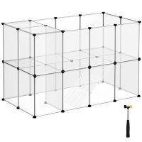 Tarc pentru animale de companie, Songmics, Alb, 143x73x91 cm - 2