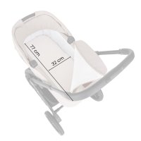 Carucior 2 in 1 pentru copii PetiteMars Scout Crem Cappuccino cu landou pliabil, reversibil, spatar si suport de picioare reglabile, maner ajustabil, accesorii, pana la 22 kg, 0 luni+ - 4