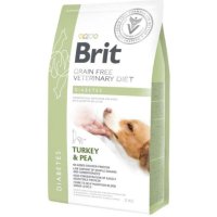 BRIT VD Diabetes, XS-XL, Curcan, dietă veterinară, hrană uscată fără cereale câini, diabet, 2kg - 2
