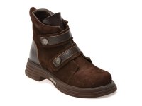 Ghete maro din piele intoarsa GRYXX, model 902724 - 1