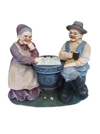Figurine Mos si Baba, Gri, 13 cm, Model JJ2426 - 2