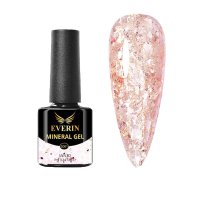 Oja semipermanenta Everin Mineral 11, Rose Gold cu fulgi holografici, 7 ml - 1