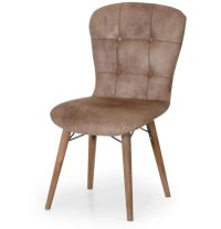 Scaun tapitat maro Beluga Homs pentru living - 1