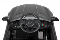 Masinuta electrica pentru copii cu telecomanda,roti din cauciuc EVA,3 nivele viteza,acumulator 12V4Ah,usi cu deschidere,lumini LED,mufa MP3,Licenta Mercedes AMG GTR Black - 1