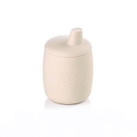 Canuta din silicon Jane, Fara maner, BPA Free, 6 luni+, Sand - 1