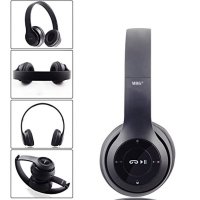 Casti wireless MRG P47 Negru cu bluetooth microfon - 4