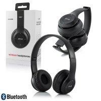 Casti wireless MRG P47 Negru cu bluetooth microfon - 5