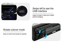 Casetofon Auto MRG M5258, 1 DIN, Bluetooth, Telecomanda, Display LCD RGB - 5