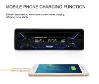 Casetofon Auto MRG M5258, 1 DIN, Bluetooth, Telecomanda, Display LCD RGB - 1