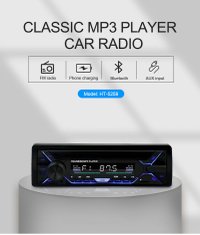 Casetofon Auto MRG M5258, 1 DIN, Bluetooth, Telecomanda, Display LCD RGB - 6