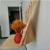 Birou de perete, pliabil, design modern, ideal pentru economie spatiu, culoare FAG, se poate vopsi - 3