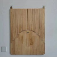 Birou de perete, pliabil, design modern, ideal pentru economie spatiu, culoare FAG, se poate vopsi - 4