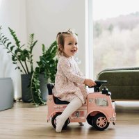 Vehicul ride-on Free2Move Ambulanta, cu lumini si sunete, spatiu de depozitare, 19-36 luni, Roz - 5