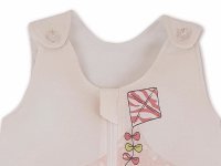 Sac de dormit copii 1.5 tog Hai la joaca roz din bumbac 60 cm - 1