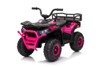 ATV electric pentru fetite, Mini DESERT, 120W 12V, cu telecomanda inclusa, music player, bluetooth, roz - 1
