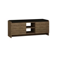 Dulap de pantofi cu banca Zulla Stejar 110x43x37 cm - 3