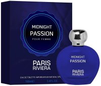 Apa de toaleta, Midnight Passion Femme, Paris Riviera, 100 ml, dama - 1