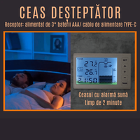 Senzor Nivel Apa Ultrasonic CZAY®, Masurare Adancime si Temperatura Lichid, Alimentare Solara, Umplere Automata,Wireless - 5