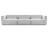 Canapea Extensibilă 5 locuri ZANETTO, cu 3 lăzi depozitare, 340x100x70 cm - 1