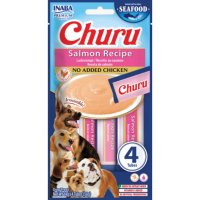 INABA Churu pentru caini, piure cu somon, fara cereale, 56 g - 1