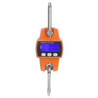 Cantar electronic portabil Brillo 300 kg cu ecran LCD galben - 1