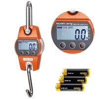 Cantar electronic portabil Brillo 300 kg cu ecran LCD galben - 2