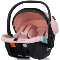 Carucior 3 in 1 pentru copii Chipolino Aurora Powder Pink, reversibil, spatar reglabil, cadru din aluminiu, suspensii, geanta, greutate admisa 22 kg - 10