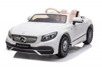 Masinuta electrica pentru copii Mercedes S650 MAYBACH, 2-7 ani, 90W, 12V, culoare alba - 1