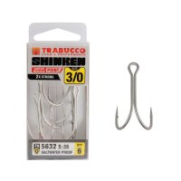 Carlige duble Trabucco SHINKEN S-36, 6 buc (Nr. 4) - 1