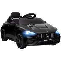 AIYAPLAY Mercedes AMG CLE 53 Mașină Electrică pentru Copii cu Telecomandă 12V 2 Motoare, Negru | Aosom Romania - 1