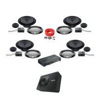 Pachet difuzoare auto cu subwoofer pentru Audi A6 C5 facelift 2001 - 2004 Audison Prima 1000 W - 1