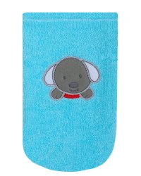 Manusa pentru baita cu broderie Turquise Dog - 1