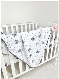 Muselina cu doua fete din bumbac 100x75 cm Dandelion - 3