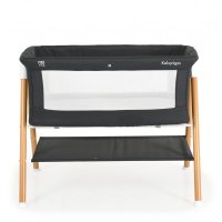 Patut pentru bebelusi Moni Kalinihta Premium Black 90x53x74 cm, cu suport pentru accesorii,plasa insecte si saltea inclusa, recomandat de la nastere pana la o greutate de maxim 11 kg - 3