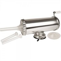Masina de umplut carnati din inox cu 3 palnii incluse - 1