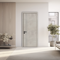 Usa interior KM 507 din MDF reversibila, toc inclus, ciment gri 70 x 200 cm - 1