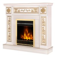 Semineu Electric Versailles Gold & Gala Gold, Art Flame, 2000W, 1020x1100x300 mm - 1
