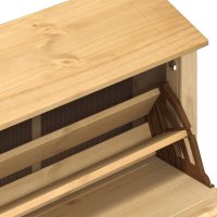 Dulap pentru Pantofi Corona, 99x32x85 cm, din Lemn Masiv de Pin - 7