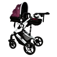 Carucior 2 in 1 reversibil  0-36 luni X2 Purple - 3