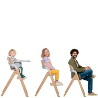 Scaun de masa pliabil multifunctional Jane Forest Mist pentru toate varstele, din lemn de fag, suport maxim 100 kg - 1