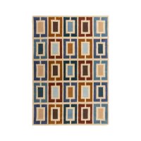 Covor Illusion Retro Blocks Albastru 200X290 cm, Flair Rugs - 2