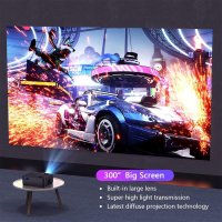 Videoproiector 1080P Full HD, WiFi, Bluetooth, 12000 Lumeni, Suporta 4K, Ecran de Proiectie 100 inch Inclus - 5