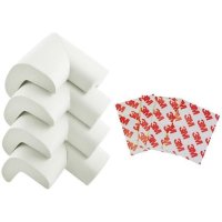 Set 4 aparatori moi pentru colturi Iso Trade alb - 5