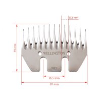 Cutit Inferior Wellington pentru Masina de Tuns Oi, 13 Dinti, Kerbl - 3