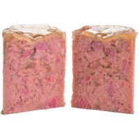 BRIT Pate & Meat, Somon, conservă hrană umedă fără cereale câini, (pate cu bucăți de carne), 400g - 3