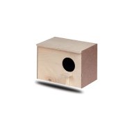Cuib Orizontal pentru Agapornis din Lemn - 1