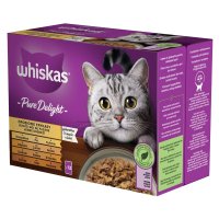 WHISKAS Pure Delight Pasăre, Hrană Umedă pentru Pisici în Aspic, Multipack 85g x 12 - 9
