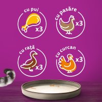 WHISKAS Pure Delight Pasăre, Hrană Umedă pentru Pisici în Aspic, Multipack 85g x 12 - 8